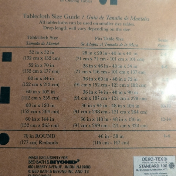 Bee and Willow Snowflake Embroidery Tablecloth 60 x 84 Oblong/Oval tables - Picture 4 of 7